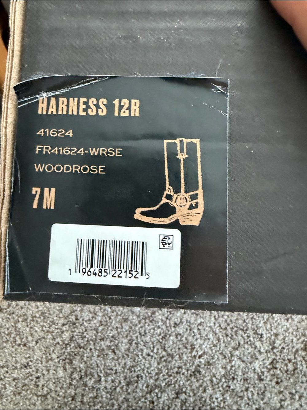 FRYE Harness 12R Rosewood - Picture 5 of 5